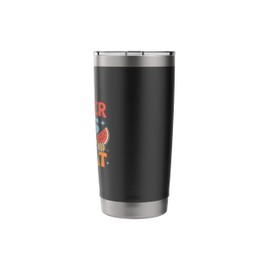 Groovy Summer Reading Retro Vibes Vintage Book Lover Graphic Stainless Steel Insulated Tumbler