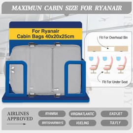 xlodea Ryanair Hand Luggage 40 x 20 x 25 Backpack, Hand Luggage, Small Bag, Aeroplane Travel Backpack, Carry On Luggage, Travel Backpack for Ryanair Easyjet Wizz with Laptop Compartment, Theft-Proof