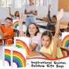 Coume 48 Pcs Back to School Gifts Bags Inspirational Rainbow