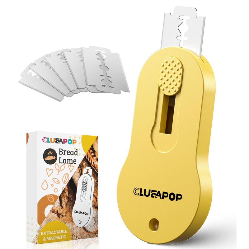 CLUEAPOP Bread Lame Sourdough Scoring Tool Extractable & Magnetic -
