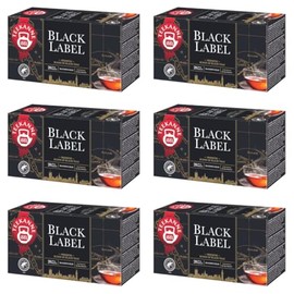 Tea Pot - Black Label - Natural Black Tea - 6 x 20 cm (Dekond Gift)