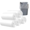 100 Count Small Trash Bags 4 Gallon Small Clear Garbage