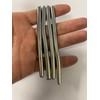 4pcs 99.99% High Purity Zinc Rod Zinc Metal Anode for
