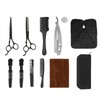 Hair Cutting Scissors Kit Clip Clipper Holder Comb Stainless Steel