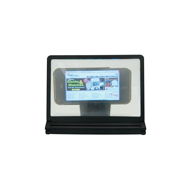Reizen Portable Foldable Smartphone Screen Magnifier with Stand and Holder