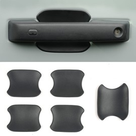 LitMiRaCle Car Door Bowl Scratch Protector for Ford Bronco, Exterior Door Handle Bowl Cover Protection Trim Accessories Compatible with Ford Bronco 2021 2022 2023 2024 4 Doors, Black, ABS Plastic