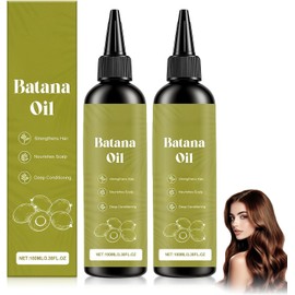 Batana Oil, 2PCS Aceite De Batana, Bata-na Hair Oil, Aceite De Batana Para El Cabello, A ceite de Ba-tana y Romero, Champú de A ceite para Nutre en Profundidad y Repara el Cabello Seco y Quebradizo