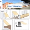 Waterproof Awning, Rectangle, Premium Polyester, Many Lengths and Widths Available,