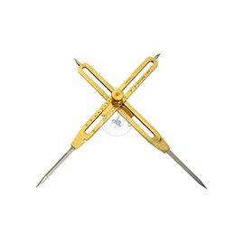 Title: Aasiya Nautical Brass Divider Proportional Engineer Drafting Tool 9" with Steel Points