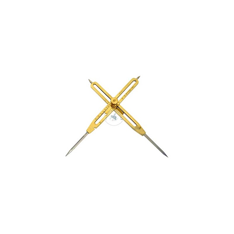 Title: Aasiya Nautical Brass Divider Proportional Engineer Drafting Tool 9"