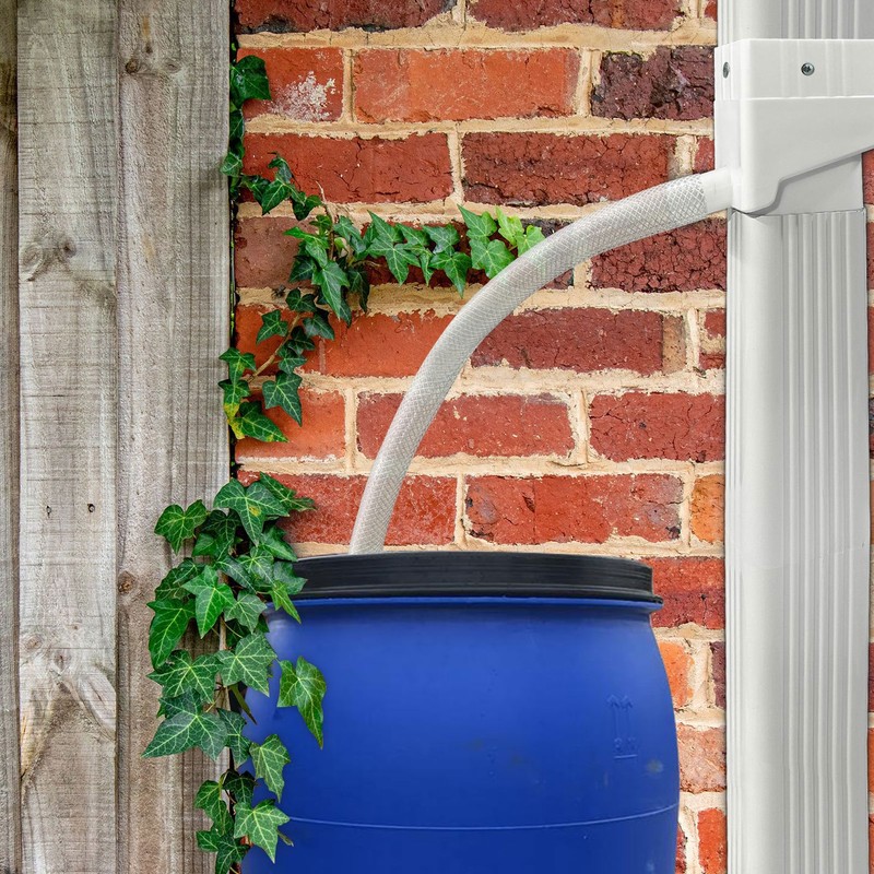 Rainwater Collection System Professional UV Resistant Downspout Diverter Kit for