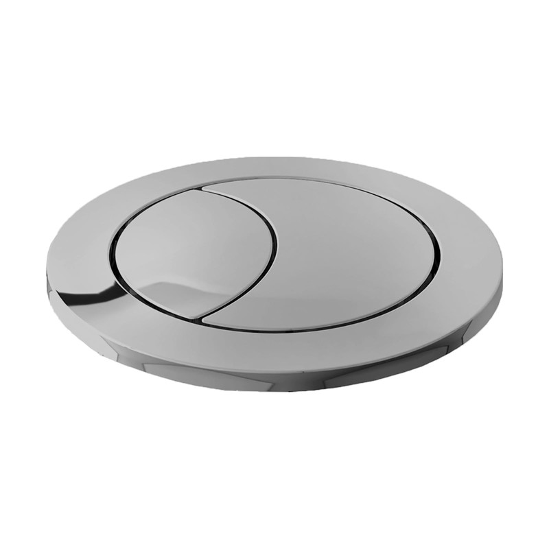 SPARES2GO Universal Toilet Cistern Dual Flush Push Button Kit for