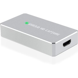 TCNEWCL HDMI Capture Card, HDMI to USB 3.0, Broadcast Live Streaming Record and Game Capture Video Grabber Converter