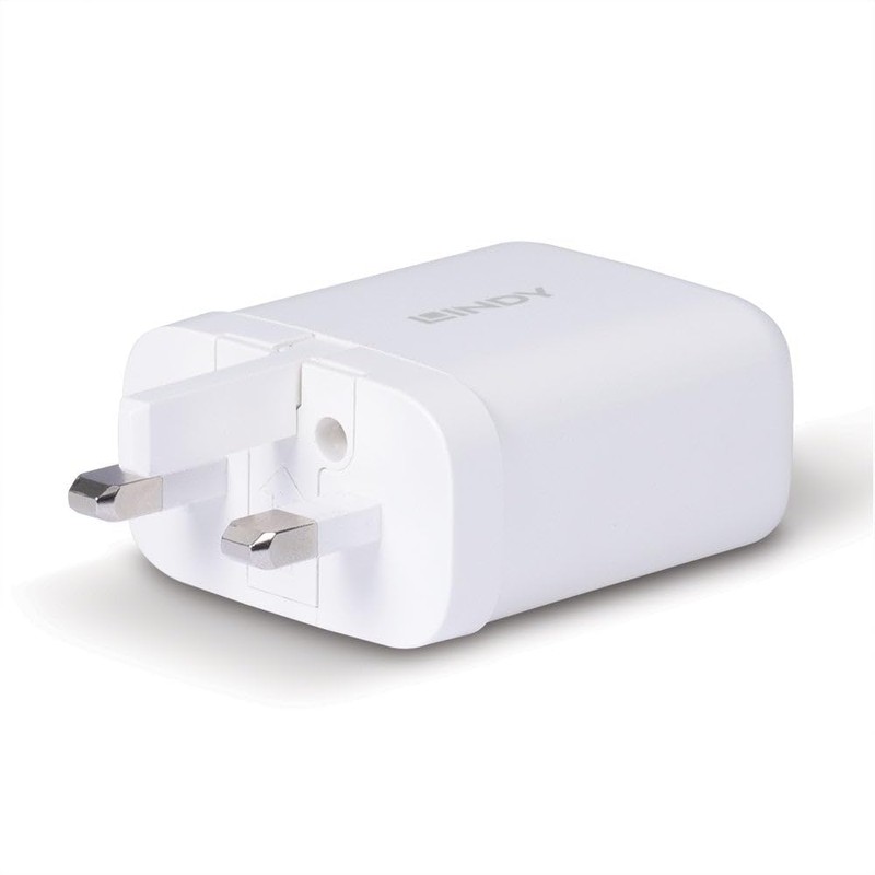 Lindy 73426 USB Type-C GAN Charger, 65W