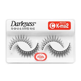 Darkness Premium Eyelashes ⓒKma2/10 pcs/1 stroke / 다크니스 프리미엄 속눈썹 ⓒKma2/10개/1타