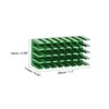 uxcell 11x28x14mm Green Aluminum Heatsink Thermal Adhesive Pad Cooler for