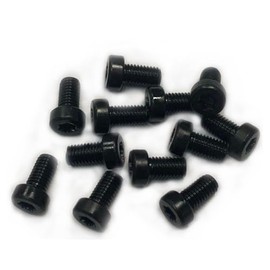8-40x1/4 Matte Black Oxide Fillister Socket Head Screws .224in 5.7mm T15 Torx Star Drive 12PCS By HAILFIRE