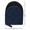 1 Pair Short Oven Mitts, Heat Resistant Silicone Kitchen Mini