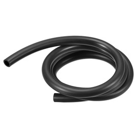 DMiotech 1/4" x 3/8" 3.3ft Black Rubber Lubricant Tubing Oil Resistant Plastic Tubing for Oil Hose, Water Tube