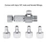 Artillery Airbrush Adapter Set, 5 Pieces Airbrush Quick Disconnect Coupling,