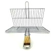 Hakan Lockable Grill Basket 11.8 x 15.8-inch Stainless Steel with
