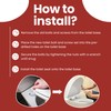 Gadgetime USA Toilet Seat Screws Hinge Bolt & Nut Kit