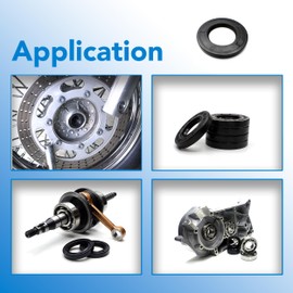 Parts and Parts Shaft Seal 40 x 72 x 7 mm NBR 70 DIN 3760 ISO 6194