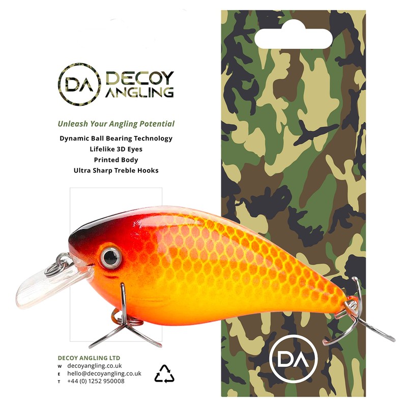 Floating Crankbait Lures Lifelike Artificial - Large Koi Crankbait -