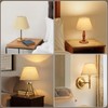 Lamp Shades with Glitter Gold Thread, Replacement Lamp Shades for