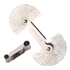 52 Sheets Metric/Whitworth Stainless Steel Thread Gauge 60/55 Degree Measuring