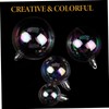 Holibanna Iridescent Ornament Baubles, Pack of 18 Transparent Plastic Baubles,