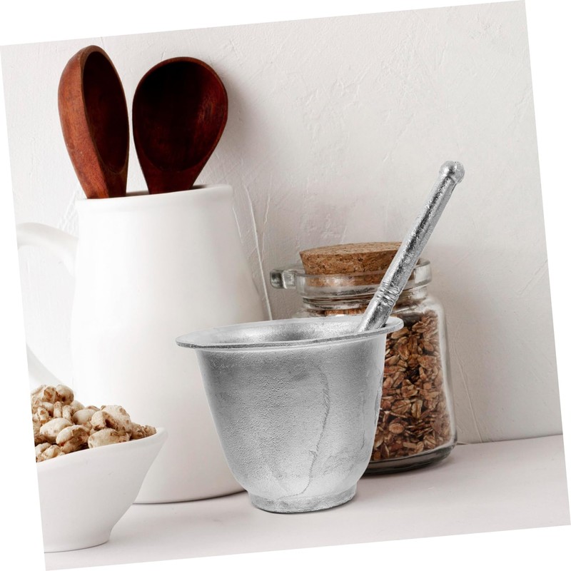 ABOOFAN 1Set Manual Garlic Spice Crusher with Pestle Ergonomic Potato