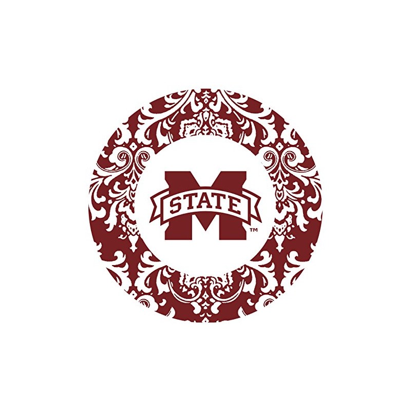 Thirstystone Stoneware Coaster Set, Mississippi State University Pattern