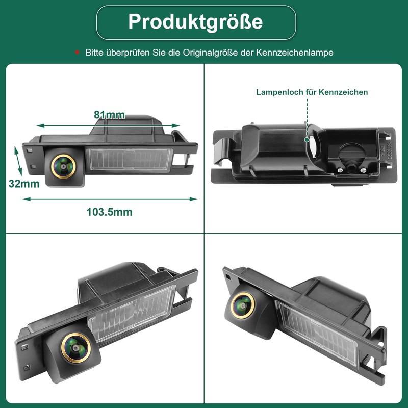 GREENAUTO Reversing Camera for Opel Astra H/Opel Zafira B/Corsa D/Vectra