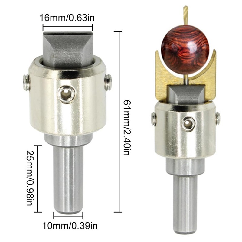 6-25 Set, Wooden Beadmaker Drill Cutter Set, Professional Woodworking Tool