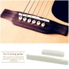 LYTIVAGEN Set of 4 Guitar Bridge Saddle Bone Saddle Set