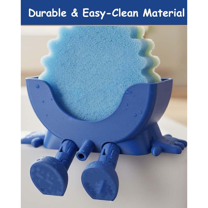 Cute Hanging Sponge Holder with Drainage – Keeps Your Sponge