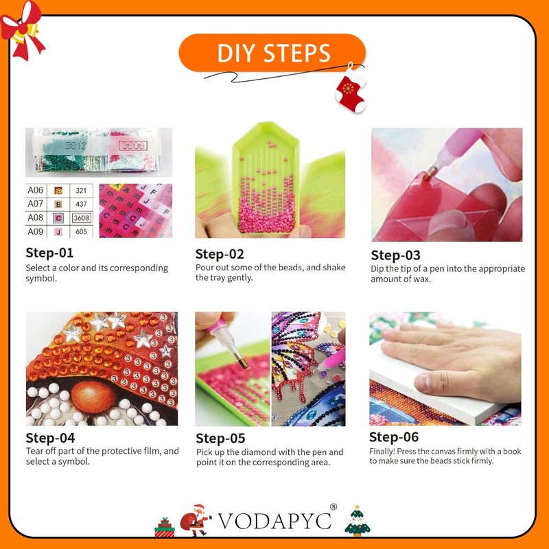 Christmas Windmill Diamond Art Tabletop Kits for Adults
