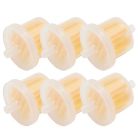 Hoypeyfiy 6Pcs 1/4" Inline Fuel Filter, Gas Inline Fuel Filters, Replace for 6-8mm Motorbike Scooter Motorcycle
