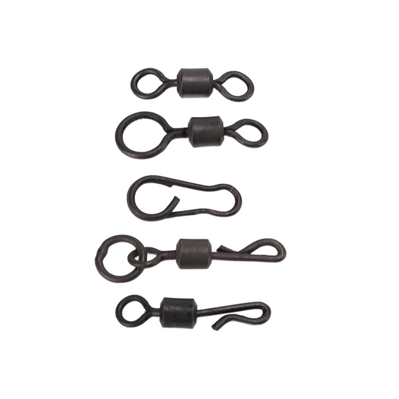 150pcs Fishing Barrel Bearing Rolling Swivels Kit Winding Resistance Stainless