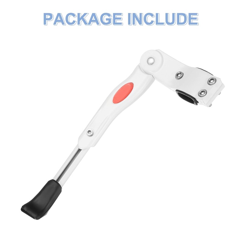 sourcing map Back Bike Kickstand Aluminium Adjustment Bicycle Single-Side Kick