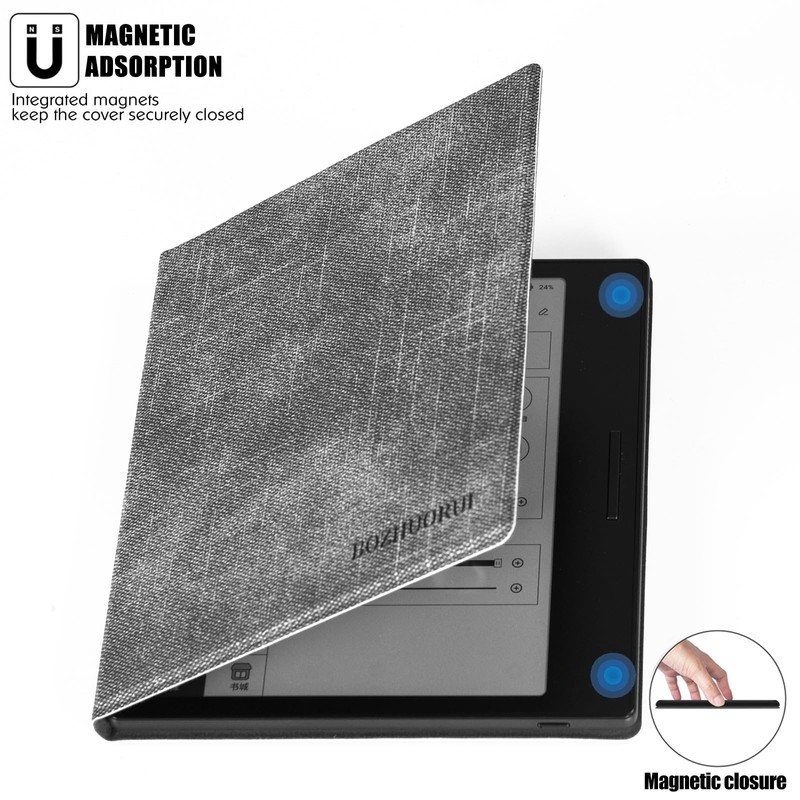 BOZHUORUI Magnetic Case for 7" Onyx Boox Tablet Go Color