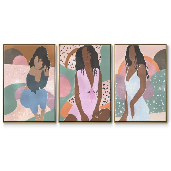 Renditions Gallery Canvas Figurative Wall Art Paintings & Prints Curly