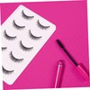 Baluue 10pairs Natural Look Fake Eyelashes Reusable Manmade Fiber Lashes