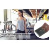 TheAntiq Estuche para Anillos de Cuero de Grano Completo, Porta