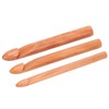Bamboo Crochet Hook Handcrafted Knitting Needles Yarn Craft 20cm/7.9in Large
