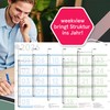 weekview Blackboard Calendar KW-Optimised DIN A4 "Colour", Board Planner with