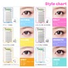 [ICLIONE] jjonjon lash False Eyelashes, No Glue Required for Portions
