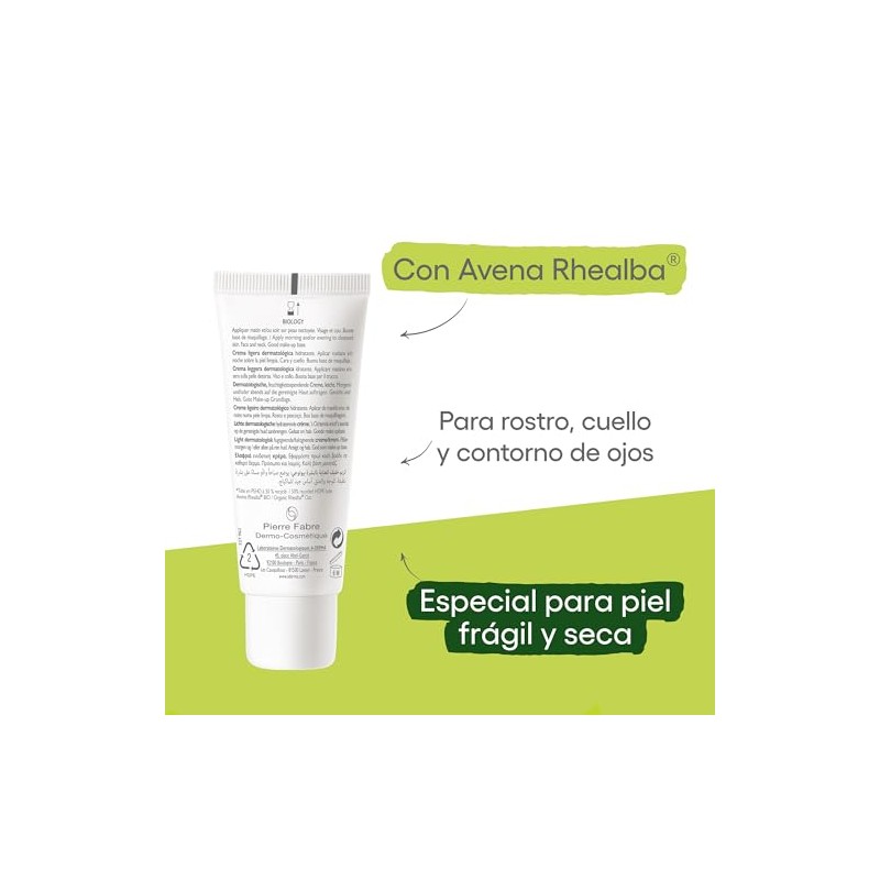 Aderma Biology Crema Hidratante Ligera Dermatológica Piel Frágil Normal Mixta