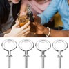 Smallterm 8 Pieces Bottle Opener Set Metal Bottle Opener DIY